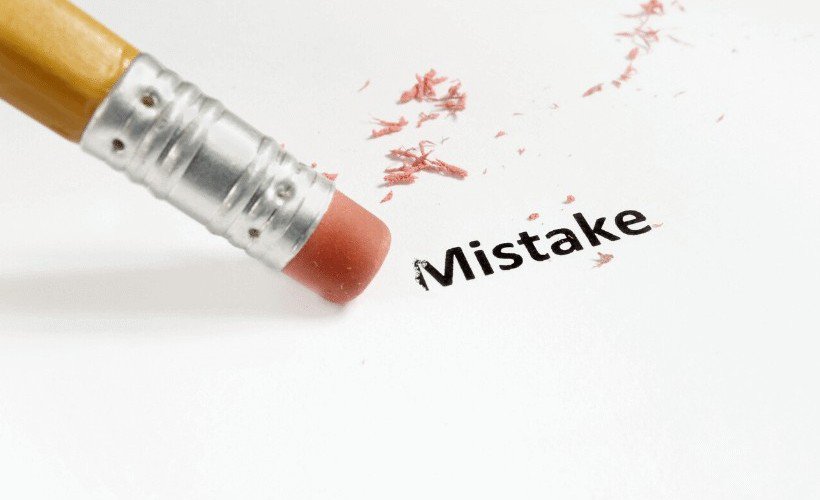 an image of a pencil and piece of paper with the word mistake being erased. featured image for Helpful Fixer Personality? 5 Important Things To Consider