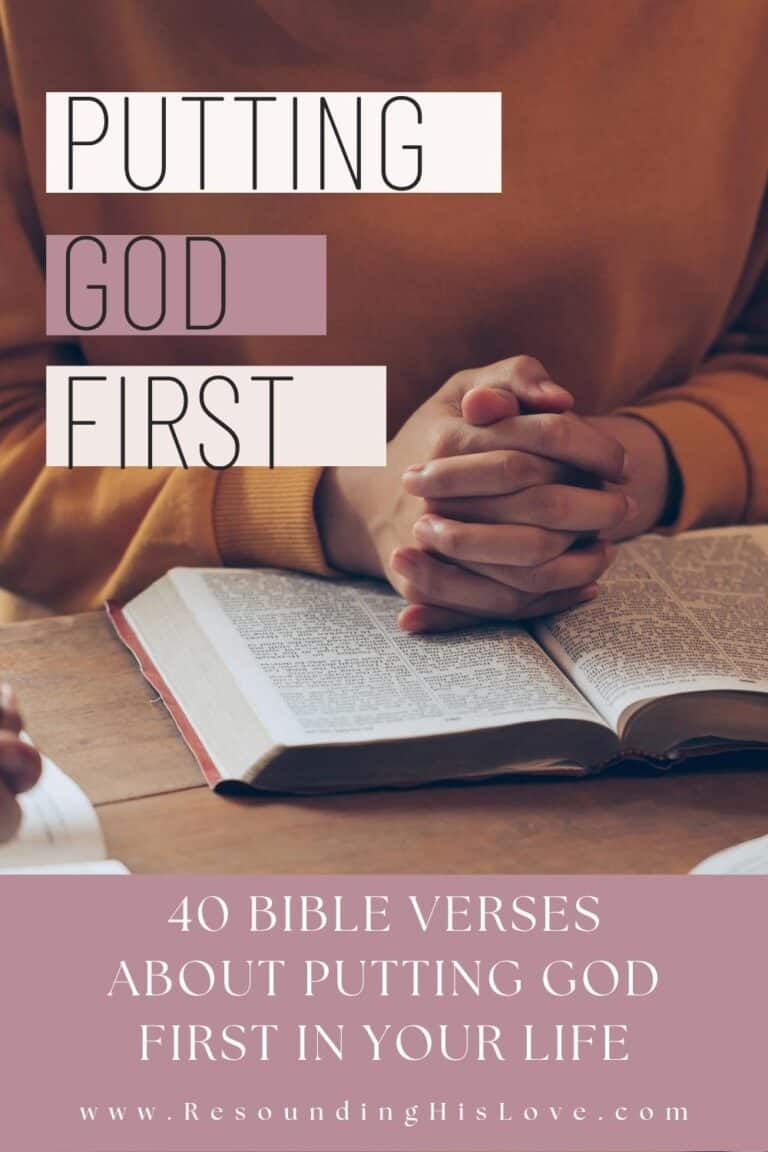 Putting God First 40 Best Bible Verses Keeping God First