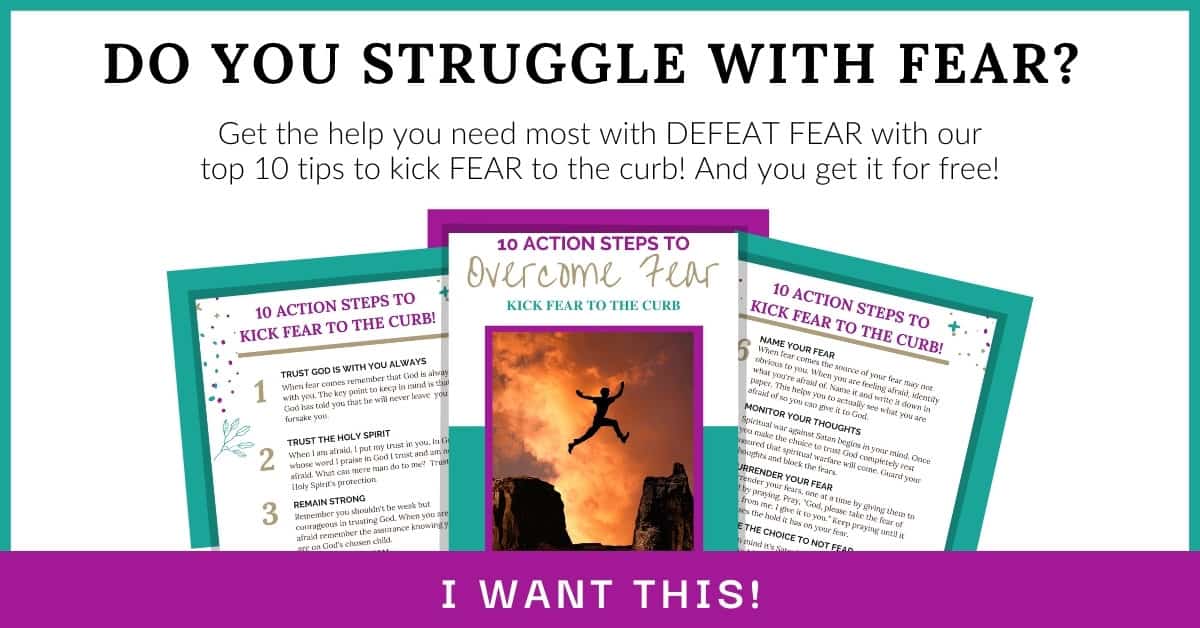 10 Action Steps to Overcome Fear Mini e-Book
