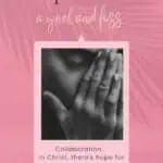 a woman with her head down covering her eye's with her hands with text Hope for Grief A Grief and Loss Collaboration Series