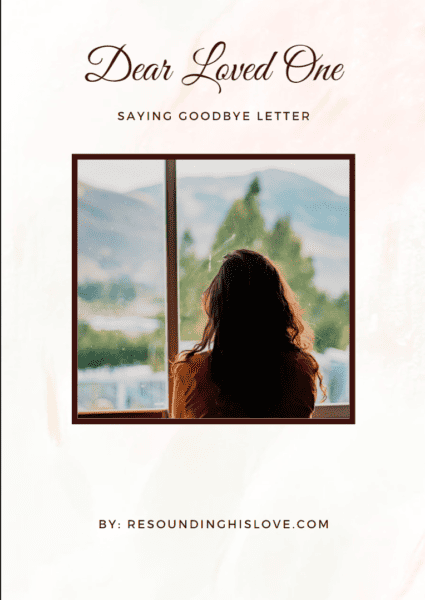 Dear Loved One Letter This is a simple small way of saying goodbye to your loved one, to honor and cherish their memory forever straight from your heart.