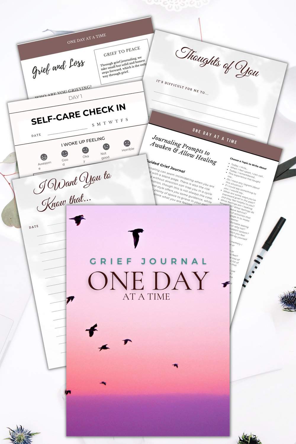 Grief Journal: One Day At A Time