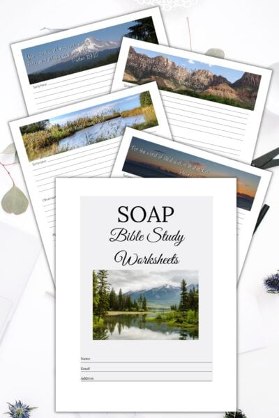 Soap Bible Study Method Worksheets