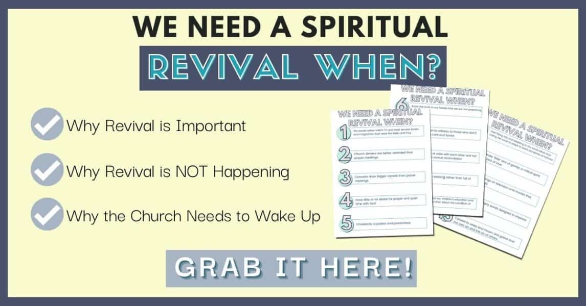 Spiritual Revival Checklist