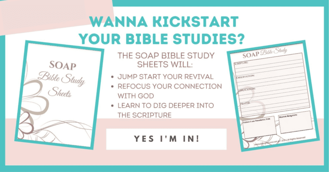 SOAP Bible Study Sheets