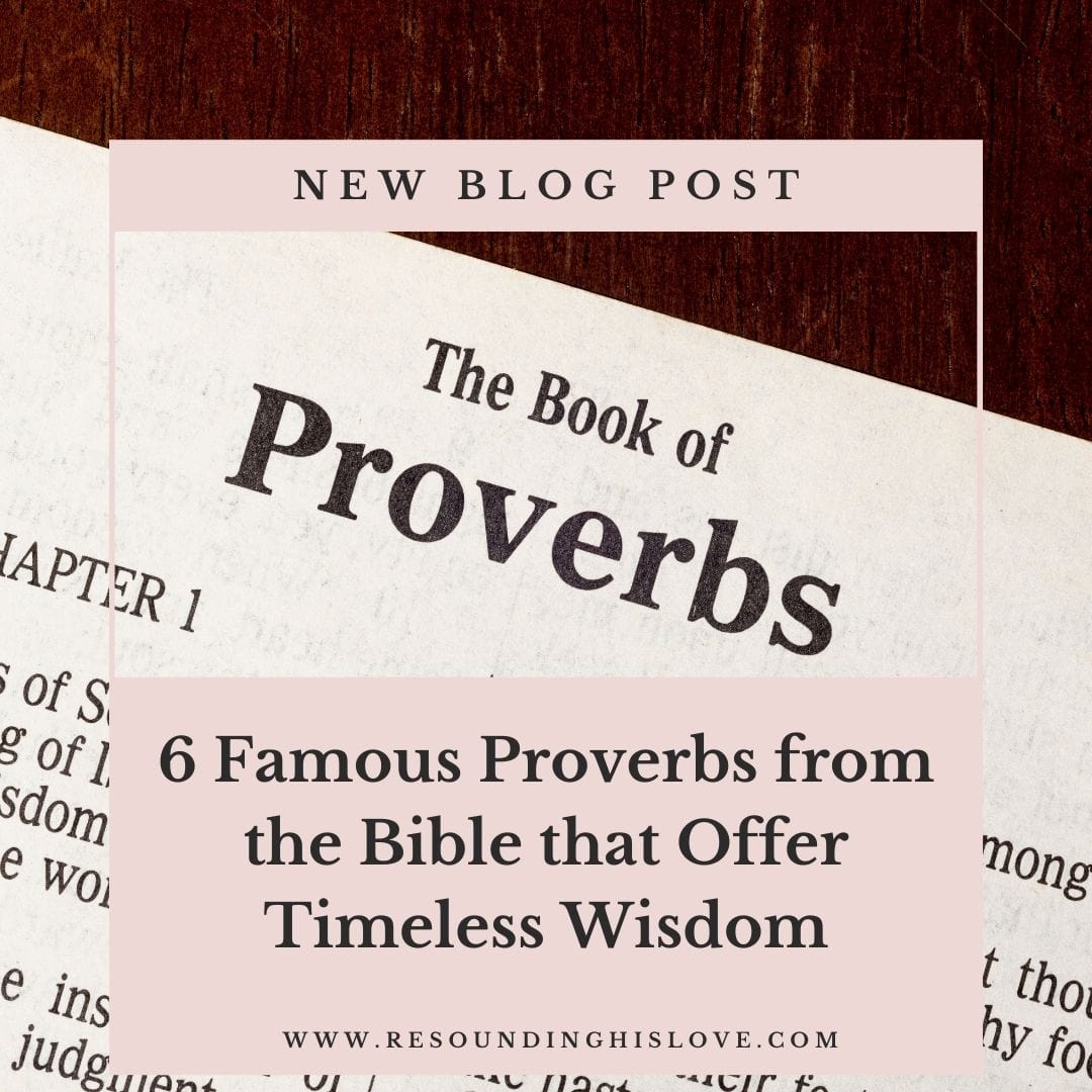 a bible opened up to proverbs 6 Famous Proverbs From The Bible That Offer Timeless Wisdom